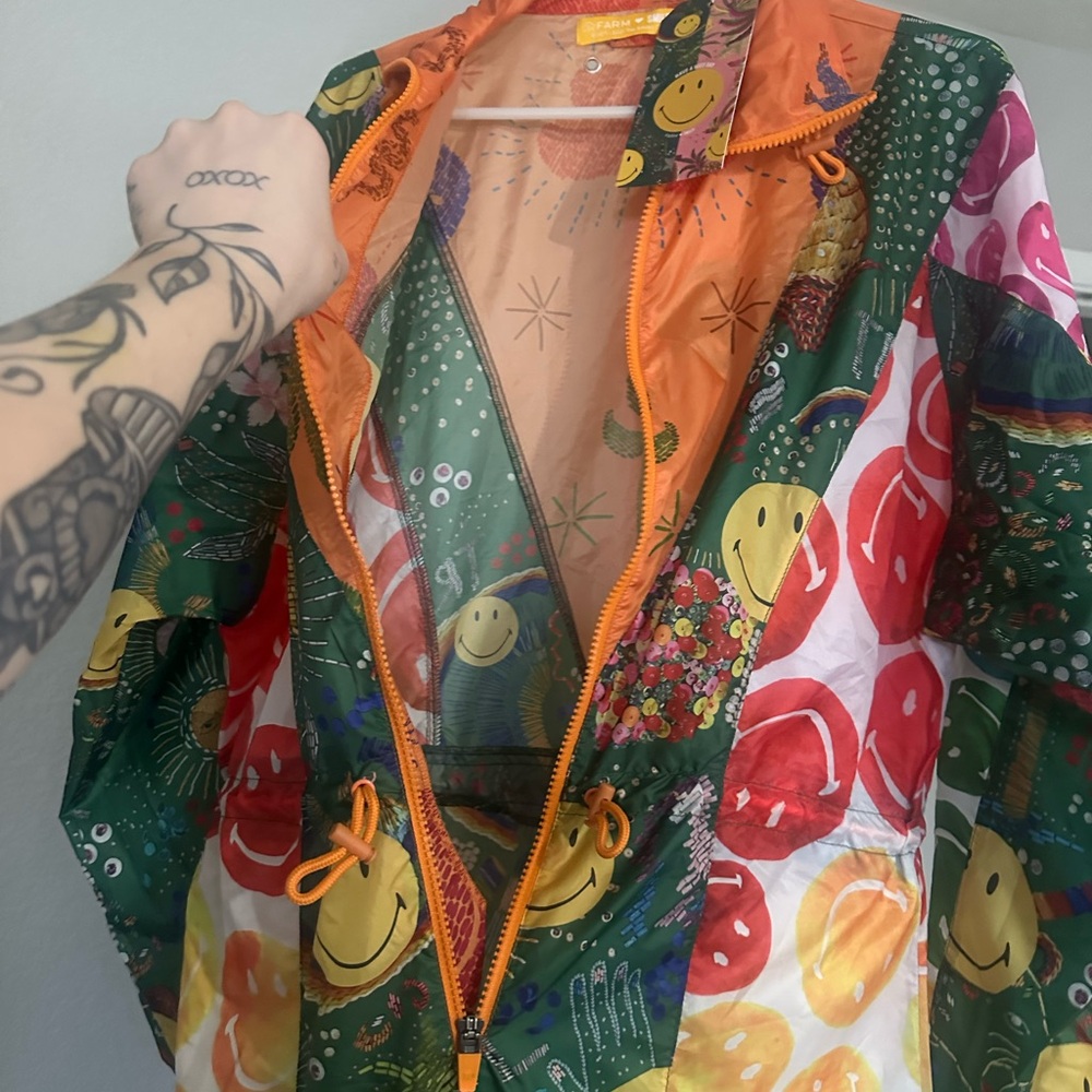 FARM Rio Multicolor Printed Jumpsuit with Orange Accents - Picture 10 of 15